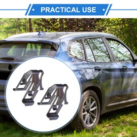 VekAuto 2 Pcs Compatible for Toyota Land Cruiser Camry Yaris Corolla, No.74336-52010 Iron Black Car Sun Visor Cap Clip