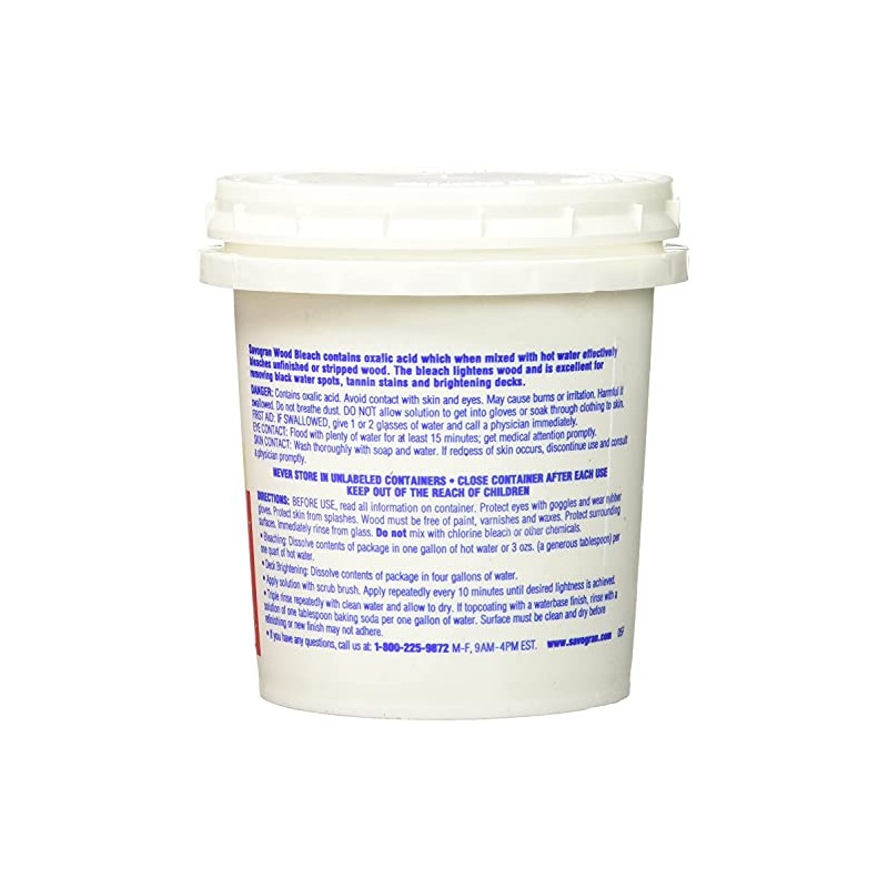 Savogran 10501 Wood Bleach, 12 oz, 6 Pack