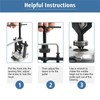 HERCHR Pilot Bearing Puller, 3 Jaw Wheel Bearing Puller, Heavy