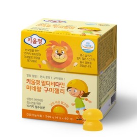 Kiwoom Jung Multivitamin Mineral Gummy Jelly (Kitagu) 60 gummies x 3 boxes / 키움정 멀티비타민 미네랄 구미젤리(키타구) 60구미 x 3박스
