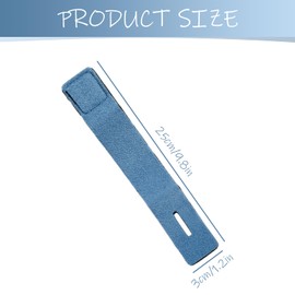 Tabanzhe 6PCS Fishing Rod Belts Ties - Magic Bait Straps, Spinning Rod Holders, Fishing Tackle Tie Bag Accessories - Elasticated Telescopic Rod Guide Ring Fixing Straps (Blue)