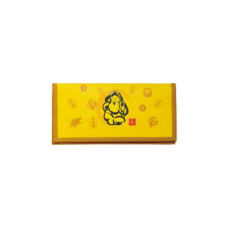 Mode Delacasa 037025 Money Passbook Case, Large Black, yellow