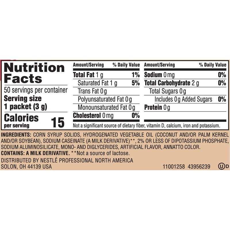 Nestle Coffee mate Coffee Creamer, Original, Non Dairy Powder Creamer