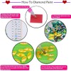 STGLCR Diamond Painting Cardinal Ornament 5D Bird Wreath DIY Diamond