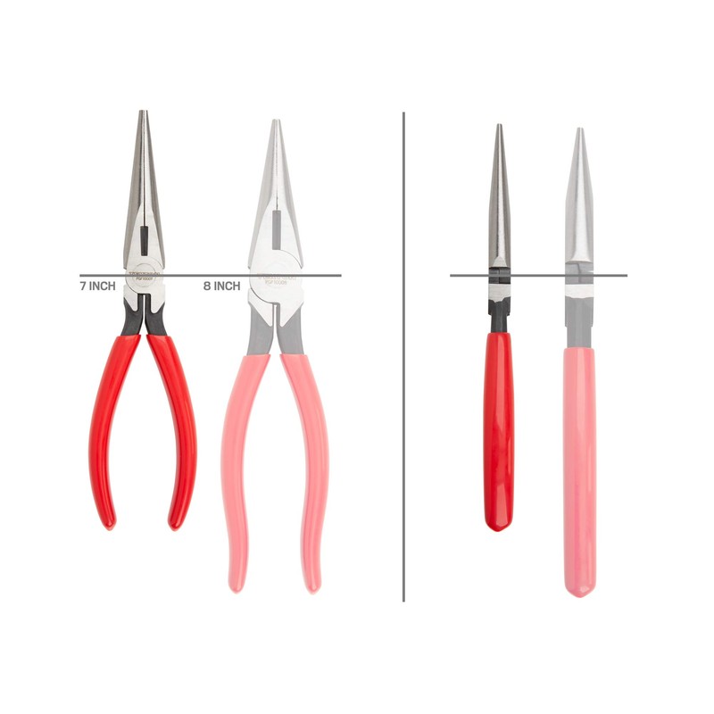 TEKTON 7 Inch Long Nose Pliers | PGF10007