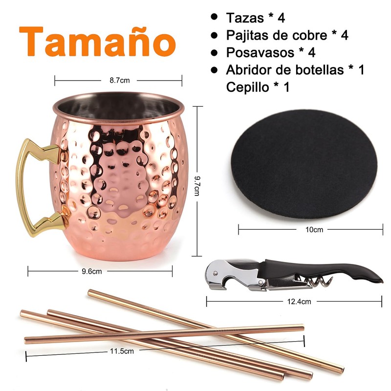 Copa de Bronce de Moscú - 4 Conjuntos de Tazas