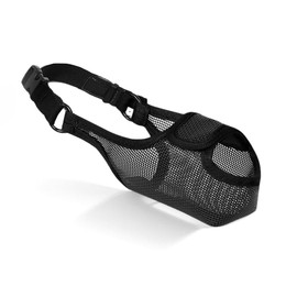 Esoes Dog Muzzle Breathable Pet Mask Dog Training Muzzles Nylon Mesh Muzzle Prevents Biting Barking with Adjustable Straps Velcro Fastening for Medium Large Dogs (L)