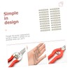 Kichvoe 20pcs Stainless Pruner Springs Replacement Parts for Flower Pruners