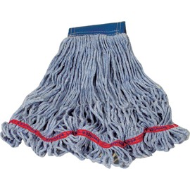 Rubbermaid Commercial Swinger Loop Wet Mop Head, Azul, Large