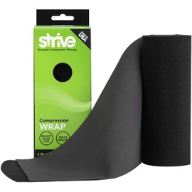 STRIVE Compression Therapy Wrap 6" X 60" | Black | Made In The USA