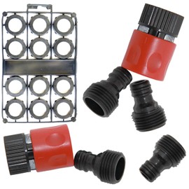 Hose Repair Upgrade Garden Pack Quick Connect 3/4" Snap Connector Adapter/Timer/Washers Accessories (Hose Connect)