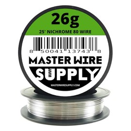 Nichrome 80-25' - 26 Gauge Wire - 25ft - 0.40mm - 0.016in - Master Wire Supply