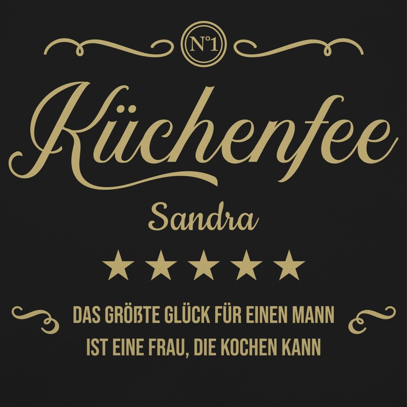 Geschenk mit Namen personalisiert by Shirtracer - Apron - Cooking