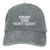 huesdeaw Drunk Cigs Don't Count Hat for Men Baseball Cap
