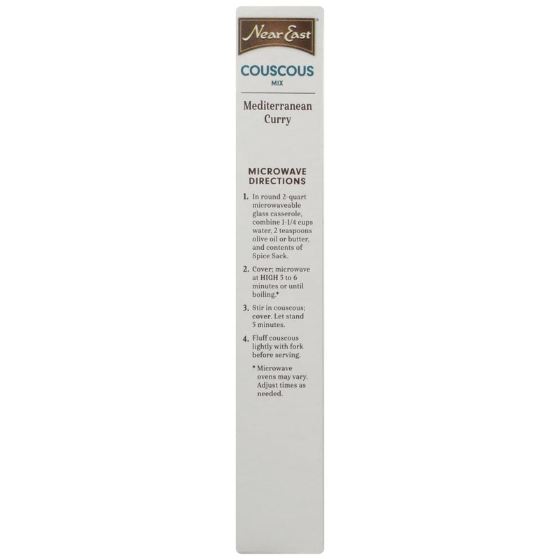 Near East, Couscous, Mediterranean Curry Flavor, 5.7oz Box (Pack of