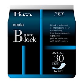 Nepia B-lock Inner Sheet 30 20 Sheets (Set Items) (Approximate Absorption Amount: 1.1 fl oz (30 ml) x 6 Packs