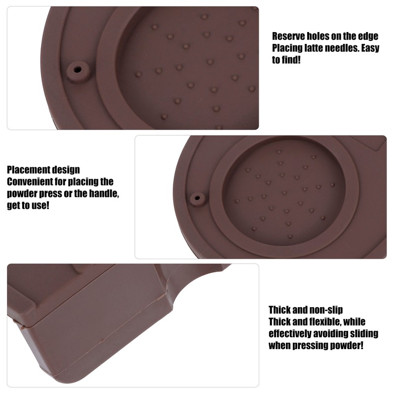 Silicone Coffee Tamper Mat Pad Coffee Tamper Holder Machine Accessories