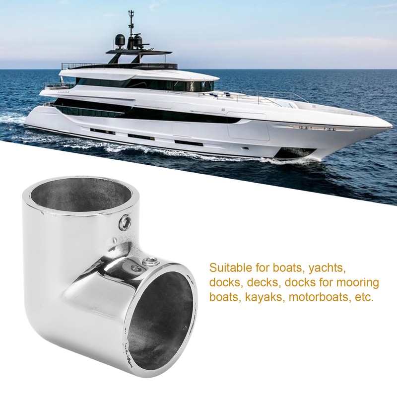 2 Way Boat Hand Rail Fitting 32mm 316 Stainless Steel