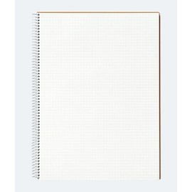 Maruman SPIRAL NOTE BASIC 8.58 x 11.69 inches (A4) after detached, 5mm-squared, 80 Sheets (N245ES)