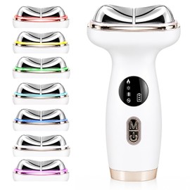 Cold Heat Gua Sha Facial Neck Lymphatic Massager,Facial Massager for Face and Neck, Warm & Vibration Face Massage Tool, Rechargeable Portable Skincare Tool for Daily Use