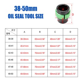 38-39mm Fork Seal Driver Tool Adjustable Fork Seal Driver Aluminium Fork Seal for Motorcycle Fork Legs
