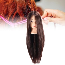 Maniqui para Peinar, Mannequin Head, Cabeza para Peinar Cabeza de Maniqui Cabello Cabeza de Maniquí de Trenzado de Cabello Cabeza de Maniquí de Peluquería de Fácil
