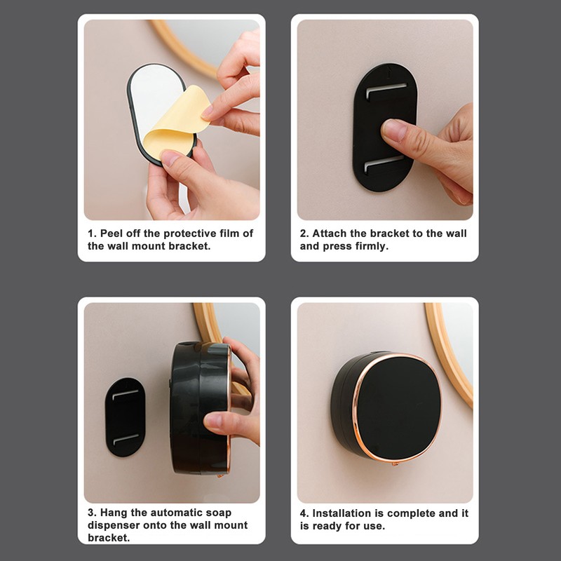 Automatic Soap Dispenser Foaming Hand Free Wall Mount Foam Rechargeable