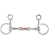 Shires Equestrian - Hanging Cheek, Copper Lozenge Snaffle - S/steel