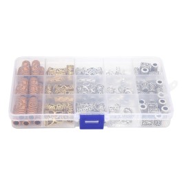 / 75 Unids Plata Envejecida Oro Barba Pelo Cuentas Rastas