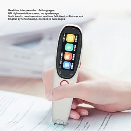 Digital Translation Pen Scanner, 134 Languages Translator Device Dictionary Pen Scanning Translation Pen Portable Translation Device for Travel Bussiness Study