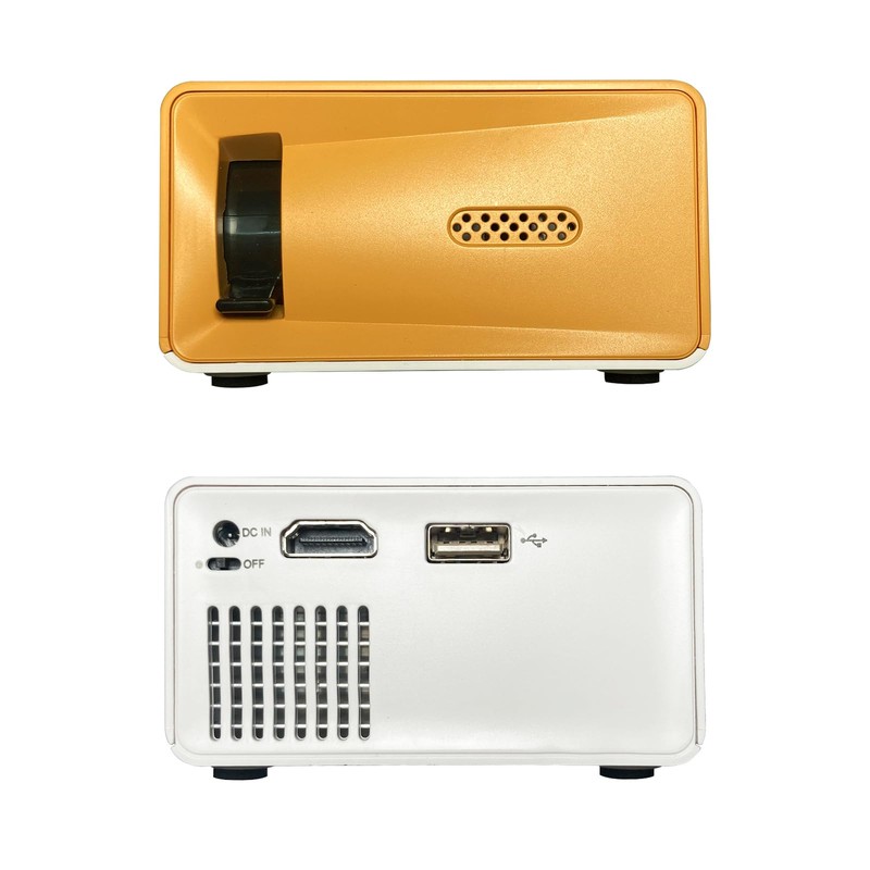 Portable mini projectors LED micro projector 1080P home party meeting