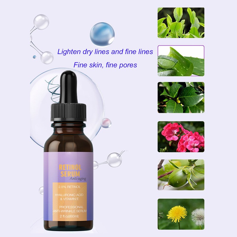 Retinol Serum 60ml Moisturizing Fine Skin Lighten Fine Lines Hydrating