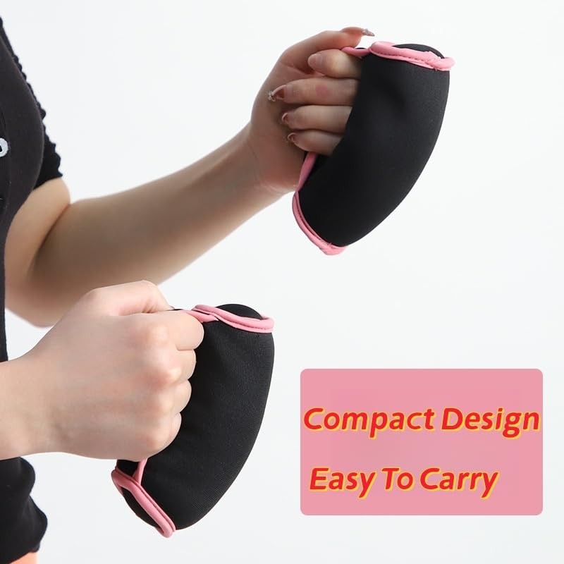 LEXICANMHS 2 Piece Walking Weights with Soft Handle, Dumbbell with