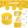 2pcs Cob Corn Stripper,Plastic Corn Peeler for Cobbe,Stainless Steel Blades