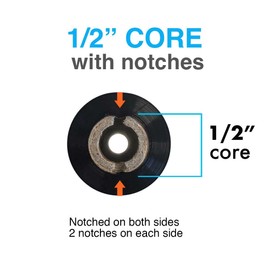 12 Rolls Wolfbarco 4.33" x 243' (110m x 74m) Black Premium Resin-Enhanced Wax Thermal Transfer Ribbon Compatible with Zebra GC420t, GK420t, GX420t, GX430t, TLP2442, TLP2844, ZD220, ZD4 printers