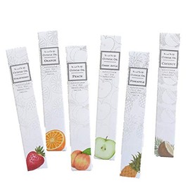 Nail Oil, Pen Type, Fruity Value Set of 6, Bulk Purchase, Strawberry, Pineapple, Orange, Peach, Green Apple, Coconut