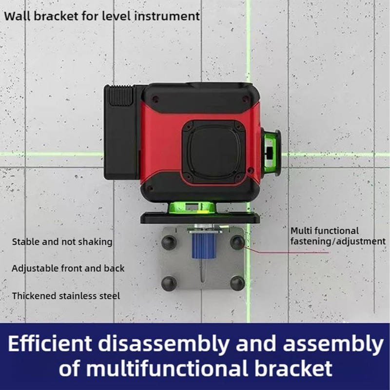 Wall Mount Bracket,Heavy-Duty Level Bracket - Stainless Steel Thickened Holder