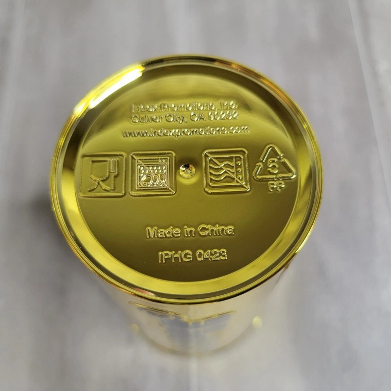 7-11 Limited Edition 7-11 Chrome Silver & Gold Plastic Slurpee
