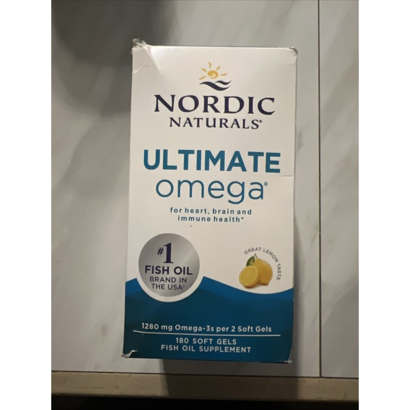 Nordic Naturals Omega-3 Softgel Capsule - 180 Count