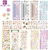 KADS 4PCS DIY Nail Art Stickers Christmas Snowflakes Snowmen Decoration