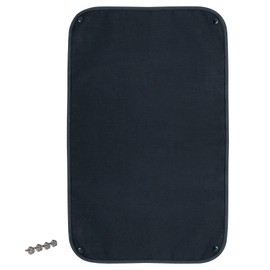 RecPro - Parasol para puerta de entrada, caravana, tela opaca para entrada de privacidad, 16 x 24 pulgadas, color negro