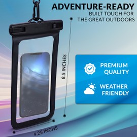 EcoNour Dry Bag Waterproof, 20L Sack with Phone Dry Bag and Long Adjustable Shoulder Strap Included, Perfect for Kayaking, Boating, Canoeing, Fishing, Rafting, Swimming, Camping - Yellow (Transparent)