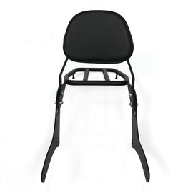 BAIONE Detachable Passenger Backrest Sissy Bar with Rear Luggage Rack Replacement for Honda Rebel 300 500 CMX500 CMX300 2017 2018 2019 2020 2021 2022