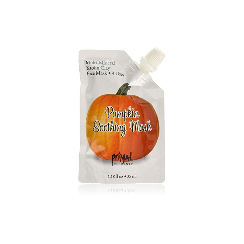 Primal Elements Face Mask, Clay Mud Facial Treatment, Multi-Use Package,