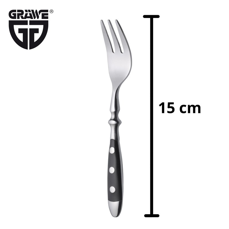 GRÄWE Nürnberg Dessert Forks Set of 6 Forged Stainless Steel