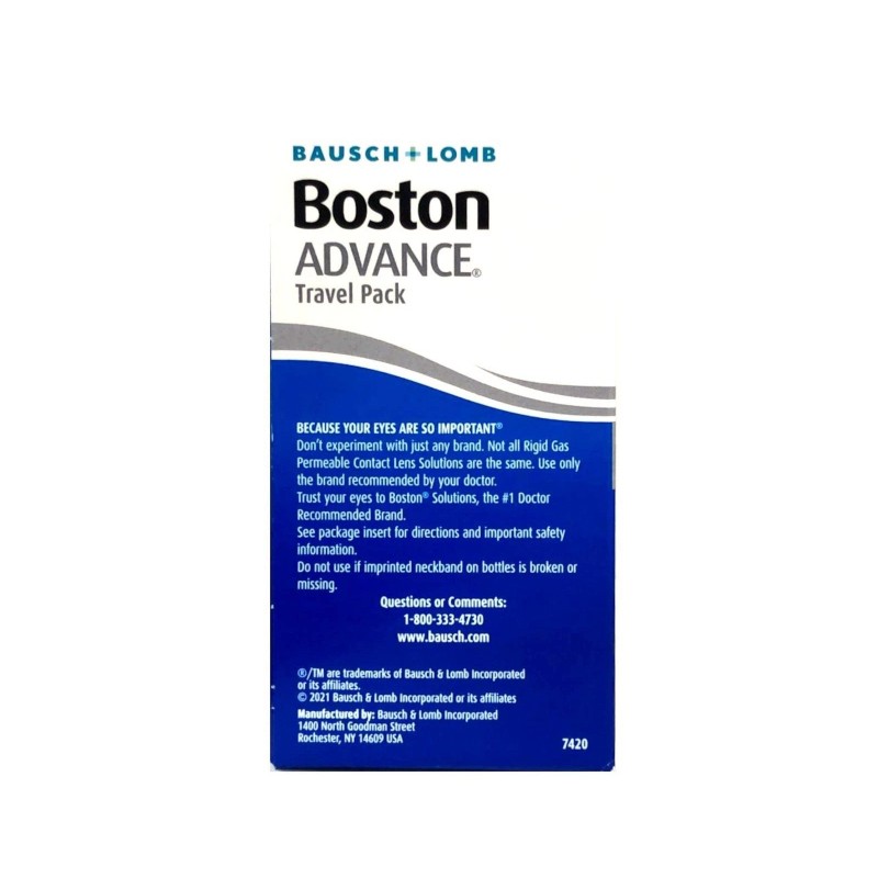 Boston Bausch & Lomb Boston Advance Formula Travel Pack (