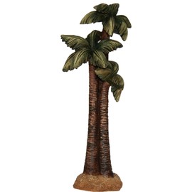FADEDA JOK: Palm Tree/Height: 20 cm/Hand-painted/Detailed Nativity Scene Figures - Christmas Table Decoration Nativity Accessories