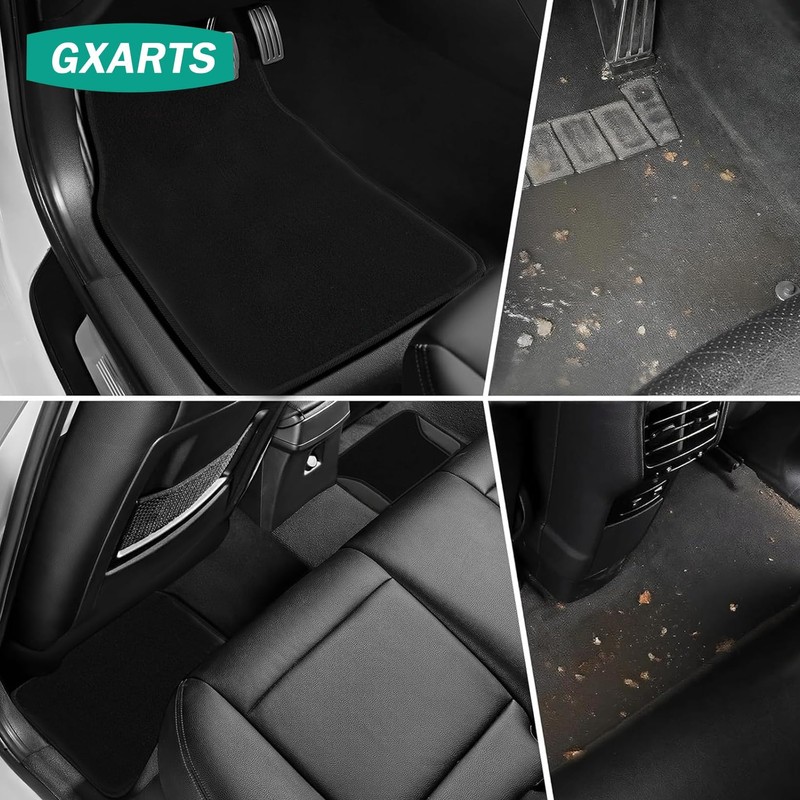 GXARTS 4PCS Car Floor Mats Carpet Full Set Fit for