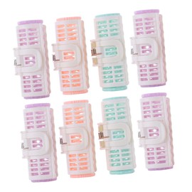 Beavorty 8pcs Women Hair Curlers Rollers Styling Clips Hot Styling Rollers for Hair Curling Waves Random Color