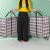 5 Pack Large Storage Laundry Bags Checkered Organizer Bag with